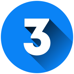 Numebr 3 icon