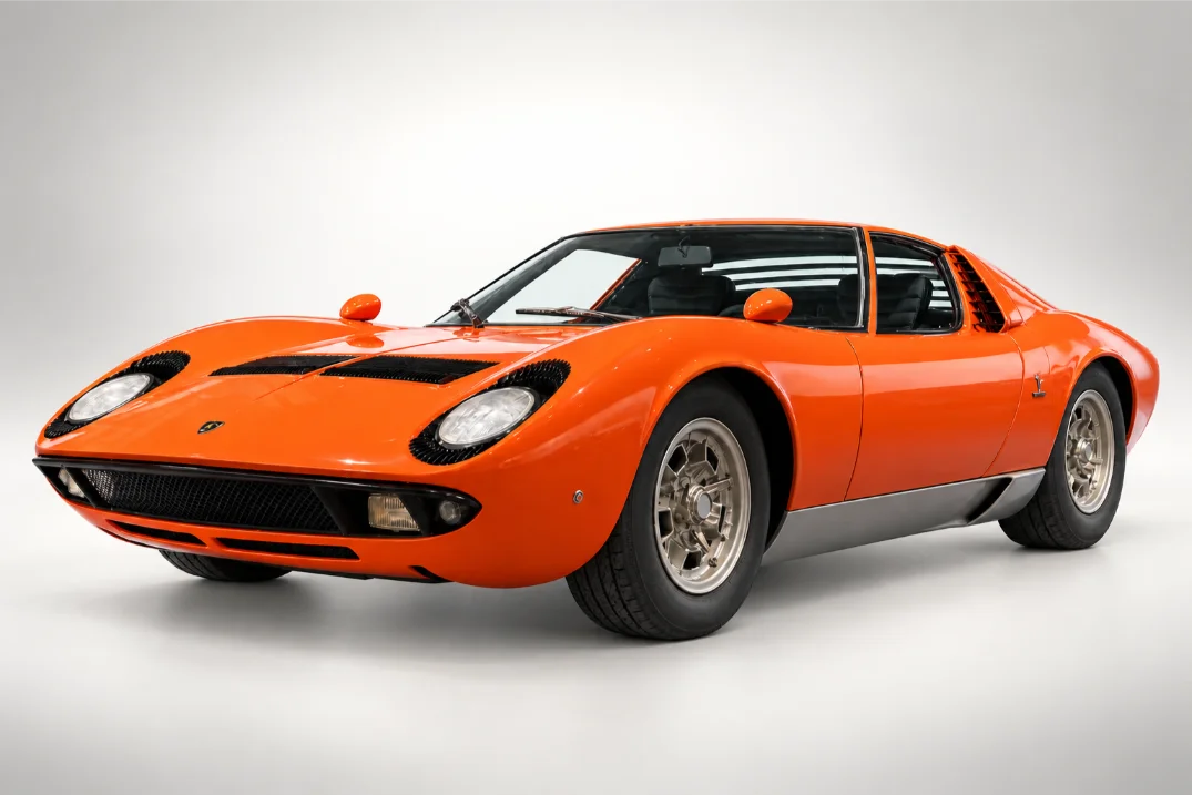 Orange Classic Lamborghini Miura